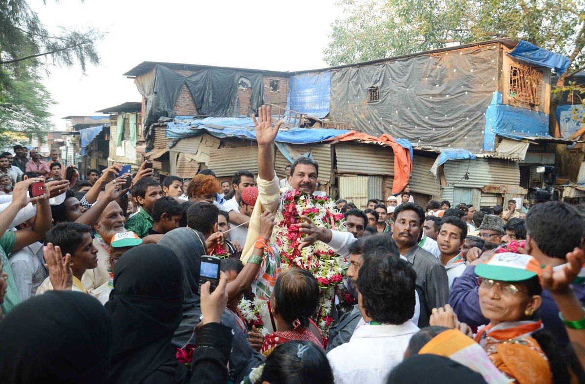 168-Chandivali Assembly Congress Candidate Mohd.Arif Nasim Khan Padyatra Rally.