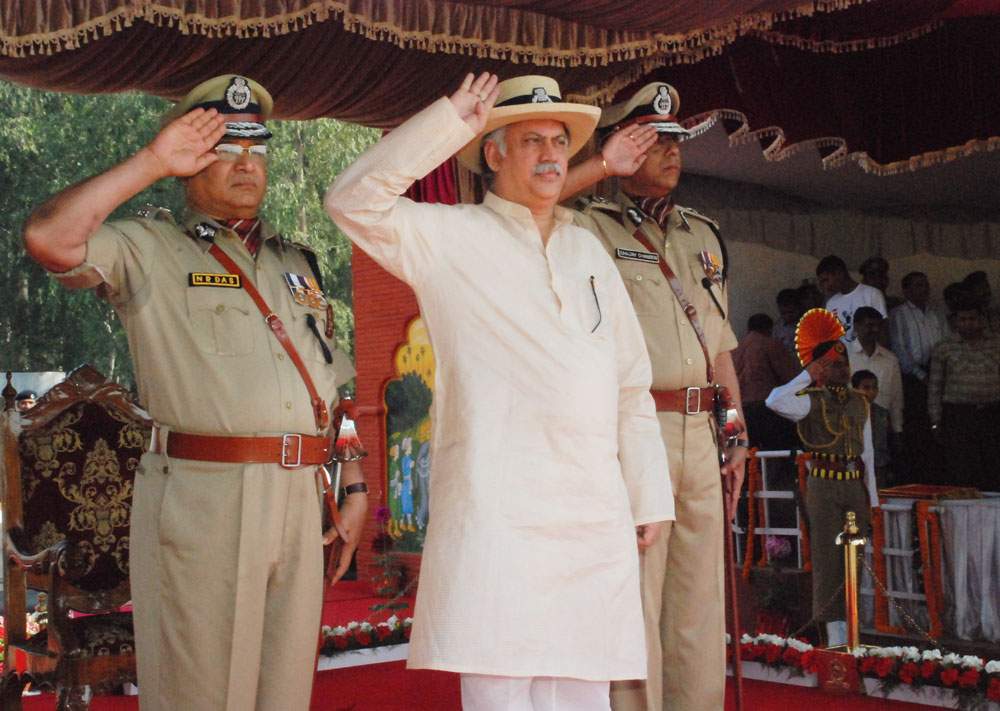 Mr. Gurudas Kamat, Union Minister of State for Home Affairs and Communications & Information Technology and Chief Guest of 42nd Raising Day of Central Industrial Security Force”
