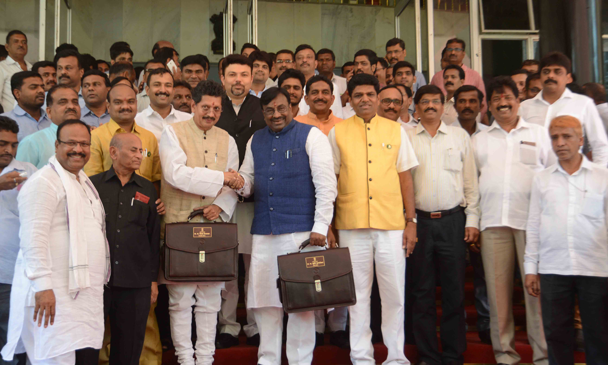 8th Day "Budget Session 2016" at Vidhan Bhavan in Mumbai.