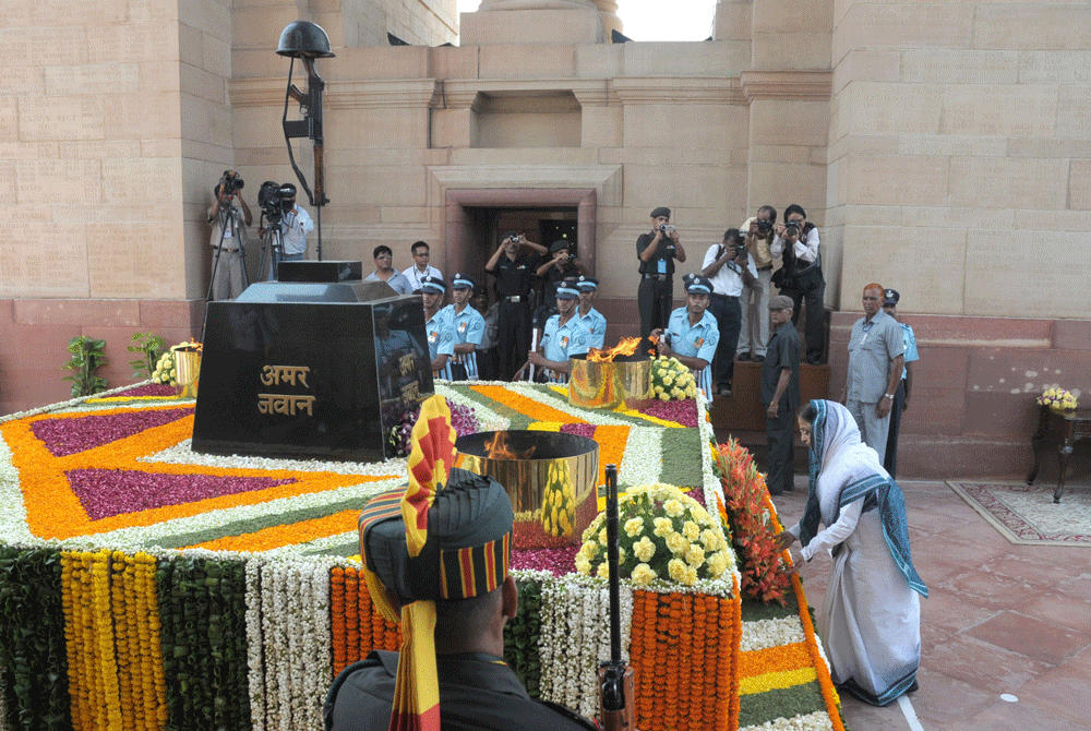 The President, Smt. Pratibha Devisingh Patil.