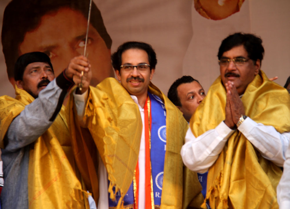 RPI PARTY (A) CELEBRATING ON 55TH ANNIVESARY DAY AT KAMGAR MAIDAN PAREL.