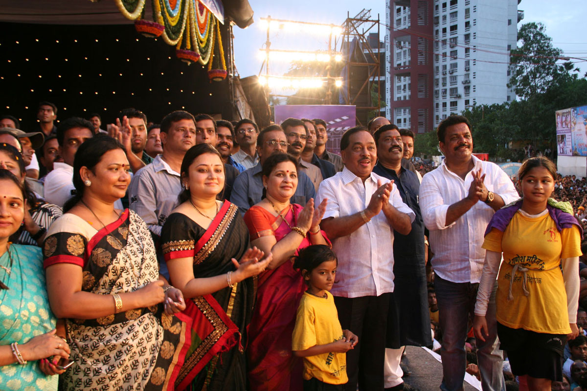 MINISTER NARAYANRAO RANE AT THANE SANKALP GOVINDA.