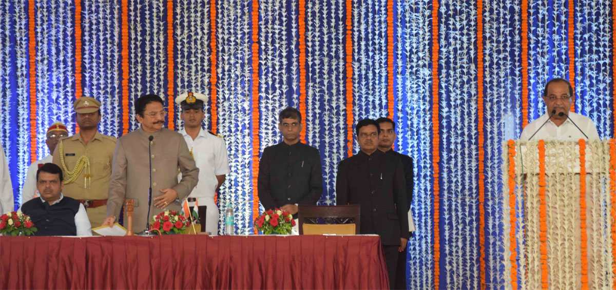 Ministers Swearing Ceremony at Raj Bhavan Mumbai.