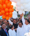 CHIEF MINISTER PRITHVIRAJ CHAVAN IN TRADE FAIR AURANGABAD. CHIEF MINISTER PRITHVIRAJ CHAVAN IN TRADE FAIR AURANGABAD.