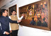 Maharashtra Governor Ch.Vidyasagar Rao & CM Devendra Fadnavis Inaugurate Exhibition of Paintings on Chhatrapati Shivaji Maharaj at the Jehangir Art Gallery in Mumbai.