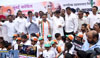 Mumbai Congress Human Chain against Global Terrorism on Shri Rajiv Gandhiâ€™s 72nd Birth Anniversary at Marine Drive.