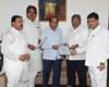 Revenue Minister Chandrakant Patil Met MPCC President Ashok Chavan at Chedda Sadan Churchgate.