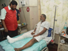 Social Justice & Empowerment MOS Ramdas Athawale visits Husaini # Mumbai Building Collapse Site & victims at J J Hospital.