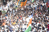 MNS Chief Raj Thackarey Protest Rally against BJP-Shivsena Govt. in Mumbai.