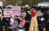 Muslim Women Reject Talaq Bill,Historic Shariah Protection Rally at Azad Maidan in Mumbai.