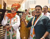Mumbai North West & Mumbai North LS Congress Candidates Sanjay Nirupam & Urmila Matondkar Filed Nomination at Bandra Collector Office.