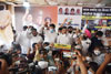 MRCC and MPCC Protest Against Modi Government at Mumabi Congress Office. MRCC and MPCC Protest Against Modi Government at Mumabi Congress Office.