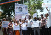 MAHARASHTRA NAV NIRMAN SENA PROTEST AT C P TANK. MAHARASHTRA NAV NIRMAN SENA PROTEST AT C P TANK.