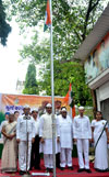 MUMBAI CONGRESS CELEBRATING 65th INDEPENDENCE DAY AT MUMBAI CONGRESS RAJIV GANDHI BHAVAN.