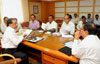 MINISTER NARAYANRAO RANE MEETING AT MANTRALAYA.
