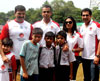 UNION MINISTER OF STATE MILIND DEORA IN TECHNOLOGY INVITES YOU TO KICKOFF OF THE SOUTH MUMBAI JUNIOR SOCCER CHAMIPONSHIP SEASON-2012 AT MAHALAXMI RAILWAY GROUND.