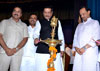 CHIEF MINISTER PRITHVIRAJ CHAVAN,EX.DY.CM AJIT PAWAR & MINISTER ARIF NASIM KHAN AT Y.B.CHAVAN HALL.