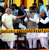 THE SWEARING CEREMONY OF CHIEF MINISTER NARENDRA MODI IN GUJARAT.