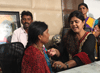 Rural Development Minister Pankaja Munde-Palve Felicitates Sangita Ohale. Rural Development Minister Pankaja Munde-Palve Felicitates Sangita Ohale.