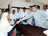 MUMBADEVI ASSEMBLY MLA AMIN PATEL FOR SENIOR CITIZEN CARD DISTRIBUTION AT DONGRI.