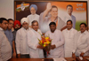 UNION MINISTER OF RAILWAY PAWAN KUMAR BANSAL VISITED AT MUMBAI CONGRESS AZAD MAIDAN.