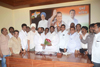 NEWLY APPOINTED BMC OPPOSITION LEADER DEVENDRA (BALA) AMBERKAR MEETS MUMBAI CONGRESS PRESIDENT PROF.JANARDAN CHANDURKAR AT RAJIV GANDHI BHAVAN CST. NEWLY APPOINTED BMC OPPOSITION LEADER DEVENDRA (BALA) AMBERKAR MEETS MUMBAI CONGRESS PRESIDENT PROF.JANARDAN CHANDURKAR AT RAJIV GANDHI BHAVAN CST.