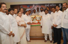 MUMBAI CONGRESS PAYING TRIBUTE ON DEATH ANNIVERSARY OF EX. PRIME MINISTER LATE SMT.INDIRA GANDHI & BIRTH ANNIVERSARY OF GREAT LEADER LATE.VALLABHAI PATEL AT RAJIV GANDHI BHAVAN AZAD MAIDAN.