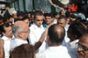 UNION MINISTER MILIND DEORA VISITED DR.BABASAHEB AMBEDKAR NAGAR FIRE SPOT AT CUFF PARADE COLABA.
