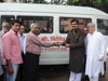 Free Ambulance Service donated from MP. fund of MP.& Union Minister Milind Deora on his birthday today.