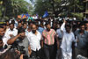 RPI PRESIDENT RAMDAS ATHAWALE IN RALLY AT BANDRA.