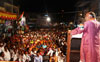 Shri Gurudas Kamat ji at the Public Meeting in Dindoshi.