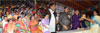 M.P.& EX.UNION MINISTER GURUDAS KAMAT ON MAHILA CONGRESS MELAVA AT MALAD.
