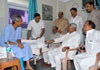 Ex. Chief Minister of Bihar Shri Nitish Kumarji Meets Shri Mohan Prakashji in Nanawati Hospital, Mumbai. Ex. Chief Minister of Bihar Shri Nitish Kumarji Meets Shri Mohan Prakashji in Nanawati Hospital, Mumbai.