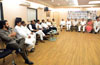 Congress Party Election Campaign Committee Meeting at Gandhi Bhavan.