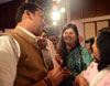 Chief Minister Devendra Fadnavis & Minister Pankaja Munde-Palve During "My Maharashtra My Vision"at Hotel Four Season Worli.