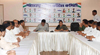 MPCC President Ashokrao Chavan during Meeting at Gandhi Bhavan. MPCC President Ashokrao Chavan during Meeting at Gandhi Bhavan.