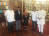 MPCC President MP.Ashok Chavan with Newly Elected MLC's Meets AICC President Sonia Gandhi at New Delhi.