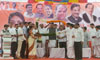 Congress / NCP / PRP (Kawade) / Republican Party of India (Democratic) Alliance Dr.Nilesh Narayanrao Rane Election Campaign Rally At Sawantwadi Kankavli.