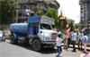 SWABHIMAN SANGHATNA CARRIES OUT A PROTEST AT PORTUGUESE CHURCH AGAINST "TANKER FREE MUMBAI CITY"