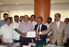 BJP RAJYA SABHA WINNER CANDIDATE AT VIDHAN BHAVAN.