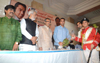 UNION MINISTER OF STATE & M.P. MILIND DEORA & HAJRAT MOULANA MOIN MIYA AT HAJ HOUSE.