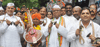MUM.CONGRESS LEADERS CELEBRATING ASHADI EKADASHI. MUM.CONGRESS LEADERS CELEBRATING ASHADI EKADASHI.