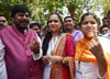 RPI Leader Ramdas Athawale Cast Vote at Bandra.