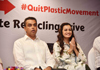 #QuitPlasticMovement---Initiative Milind Deora Supported by BMC To Flag Off @ Mrs.Dia Mirza .