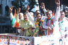MLA AMIN PATEL IN RALLY OF CONGRESS-NCP CANDIDATES JAVED JUNEJA AT NAKUDA MOHALLA.