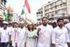 Congress Party Celebrated Congress Day in Mumbai at Tejpal Hall August Kranti Maidan Peace March Rally from Kranti Maidan to Girgaon Chowpatty Lokmanya Tilak Smarak.