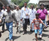 M.P.MILIND DEORA AT SHIVDI SOUTH MUMBAI.
