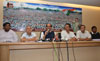 MAHARASHTRA STATE CONGRESS PRESIDENT MANIKRAO THAKRE PRESS CONFERENCE AT GANDHI BHAVAN. MAHARASHTRA STATE CONGRESS PRESIDENT MANIKRAO THAKRE PRESS CONFERENCE AT GANDHI BHAVAN.
