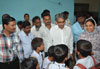 MLA AMIN PATEL VISIT MUNICIPAL SCHOOL AT KAMATHIPURA.