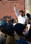 REPUBLICAN SENA PRESIDENT ANANDRAJ AMBEDKAR AT INDU MILL DADAR.